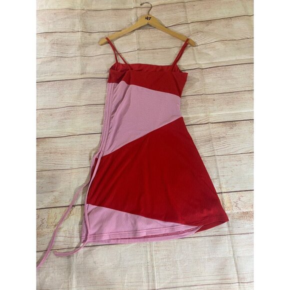 Revolve More To Come Women's Pink, Red Cami Mini Dress - Small - Picture 12 of 14